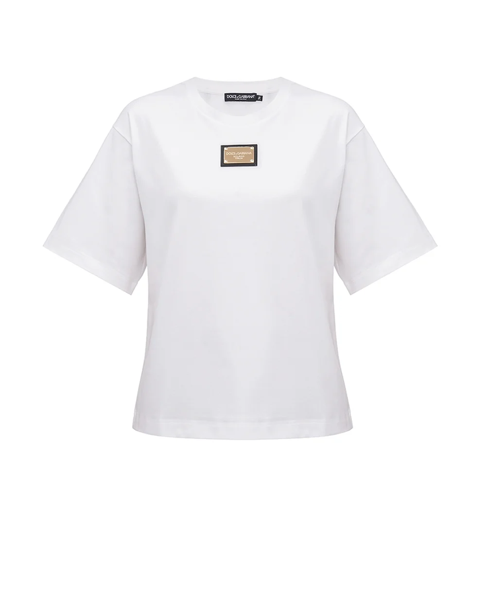 Футболка Dolce&Gabbana F8U11T-HU7H8, белый цвет • Купить в интернет-магазине Kameron