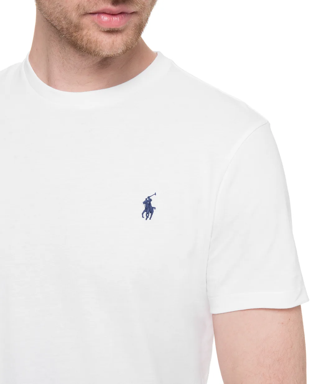 Футболка Polo Ralph Lauren 710680785003, белый цвет • Купить в интернет-магазине Kameron
