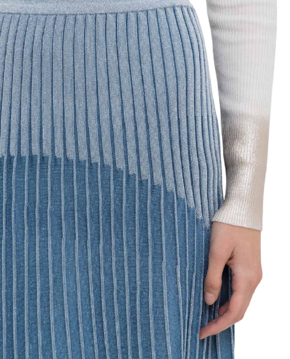 Юбка Balmain SF24869K424, голубой цвет • Купить в интернет-магазине Kameron