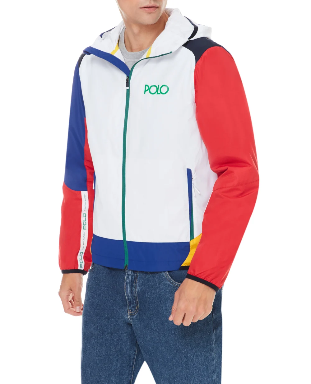 Ветровка Polo Ralph Lauren 710843334001, белый цвет • Купить в интернет-магазине Kameron