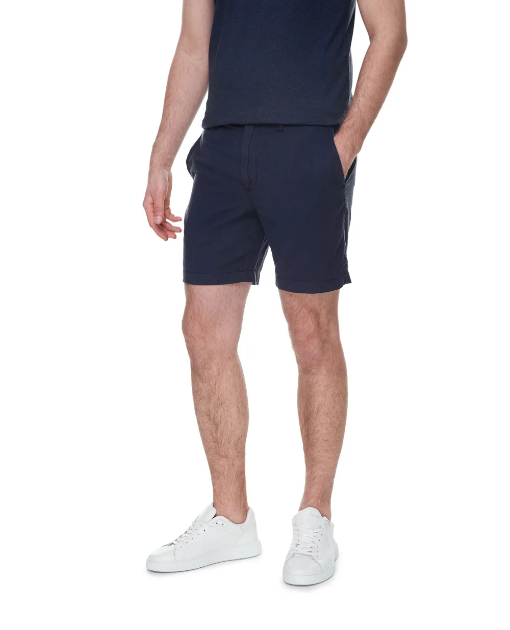 Льняные шорты Polo Ralph Lauren 710873257002, темно-синий цвет • Купить в интернет-магазине Kameron