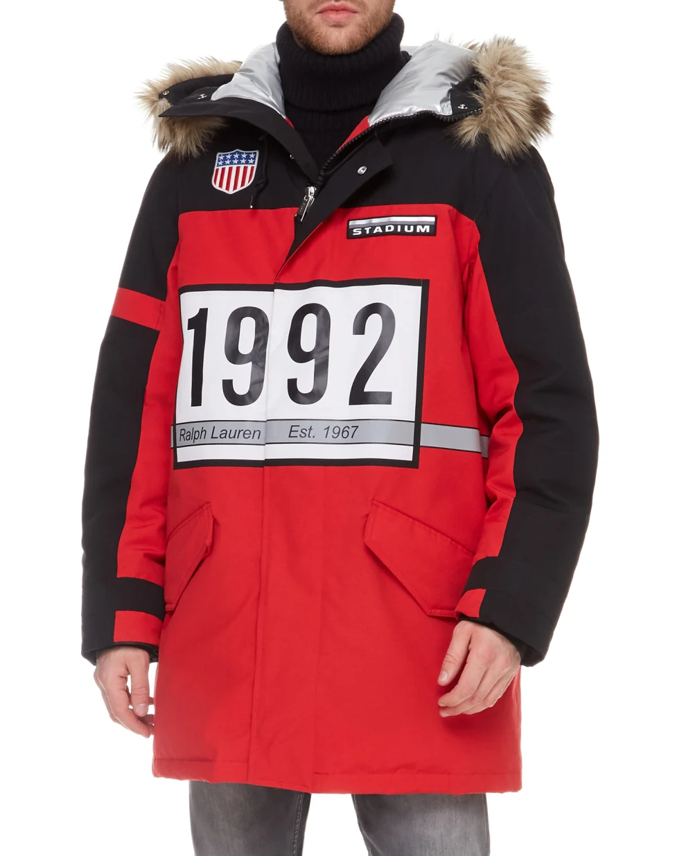 Пуховик Winter Stadium Polo Ralph Lauren 710730201001, красный цвет • Купить в интернет-магазине Kameron