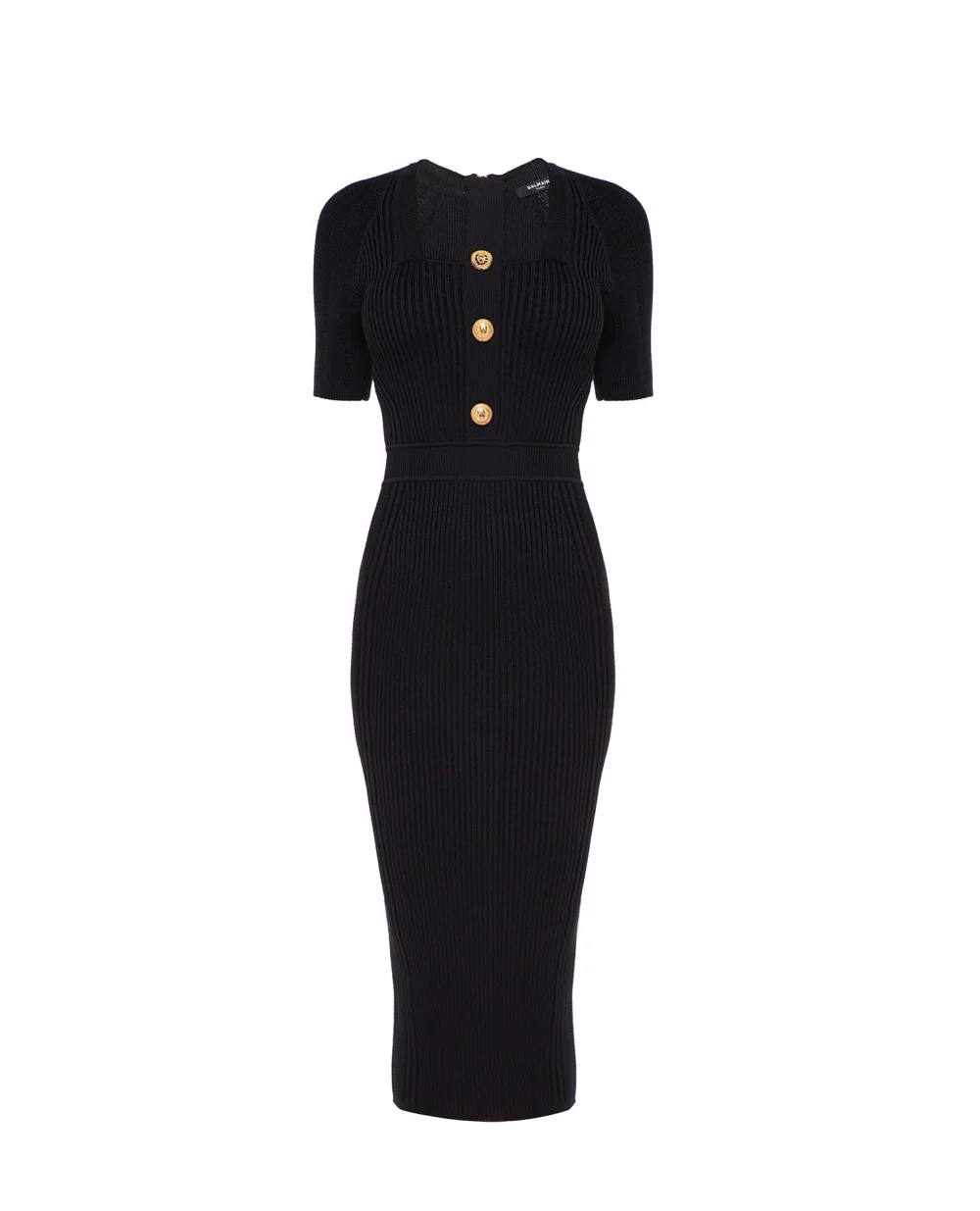 Платье Balmain BF1RK060KE18, черный цвет • Купить в интернет-магазине Kameron