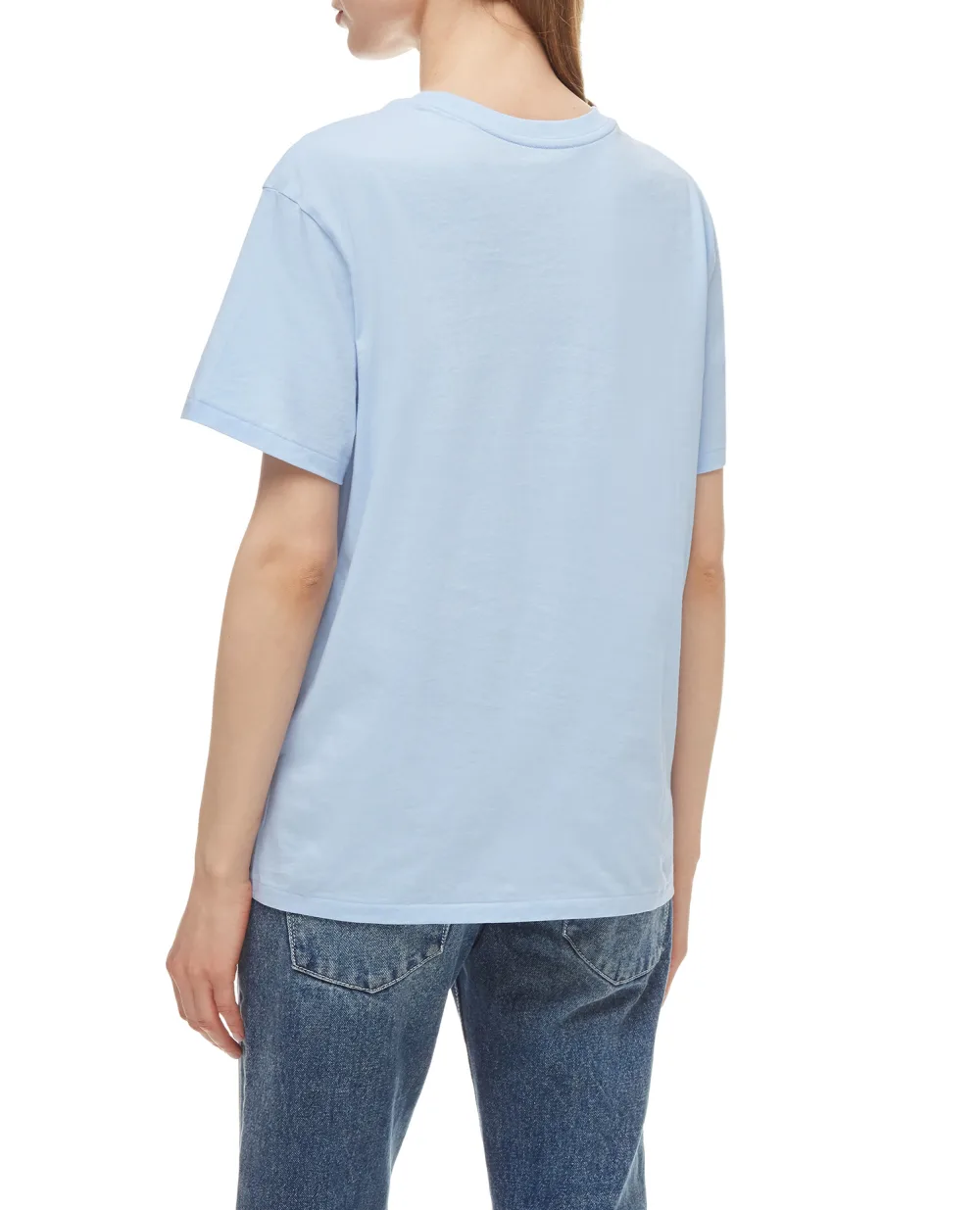 Футболка Polo Ralph Lauren 211792196002, голубой цвет • Купить в интернет-магазине Kameron