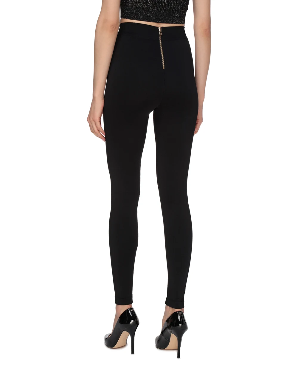 Леггинсы Balmain VF15354K050, черный цвет • Купить в интернет-магазине Kameron