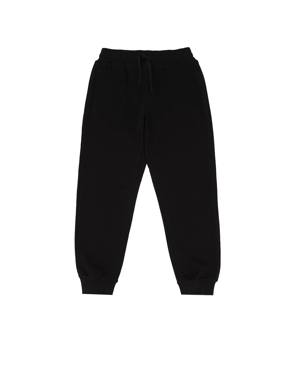 Детские спортивные брюки (костюм) Dolce&Gabbana Kids L4JPT0-G7N4O-S, черный цвет • Купить в интернет-магазине Kameron