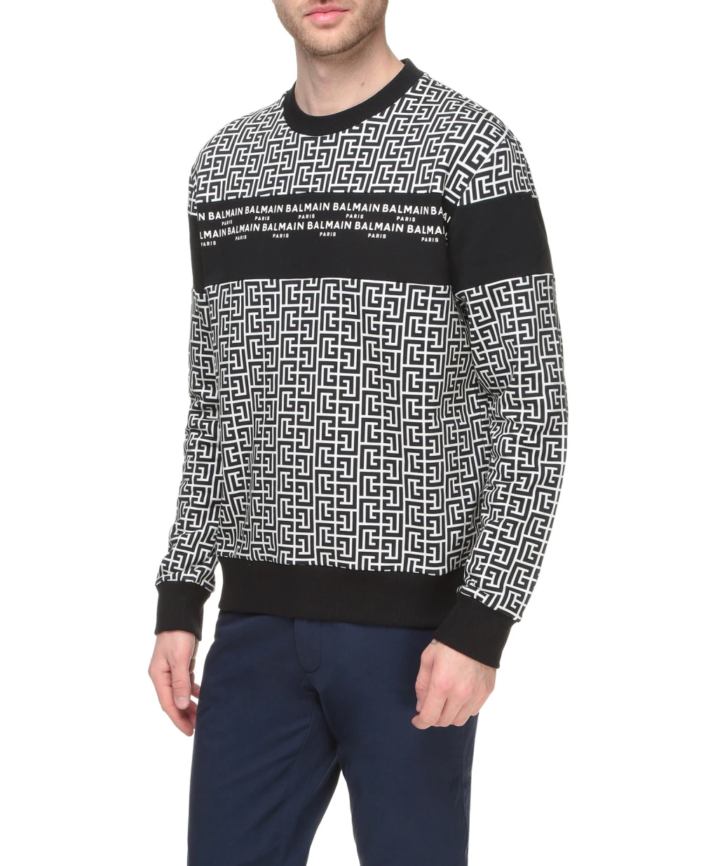 Свитшот Balmain XH1JQ040BB18, разноцветный цвет • Купить в интернет-магазине Kameron