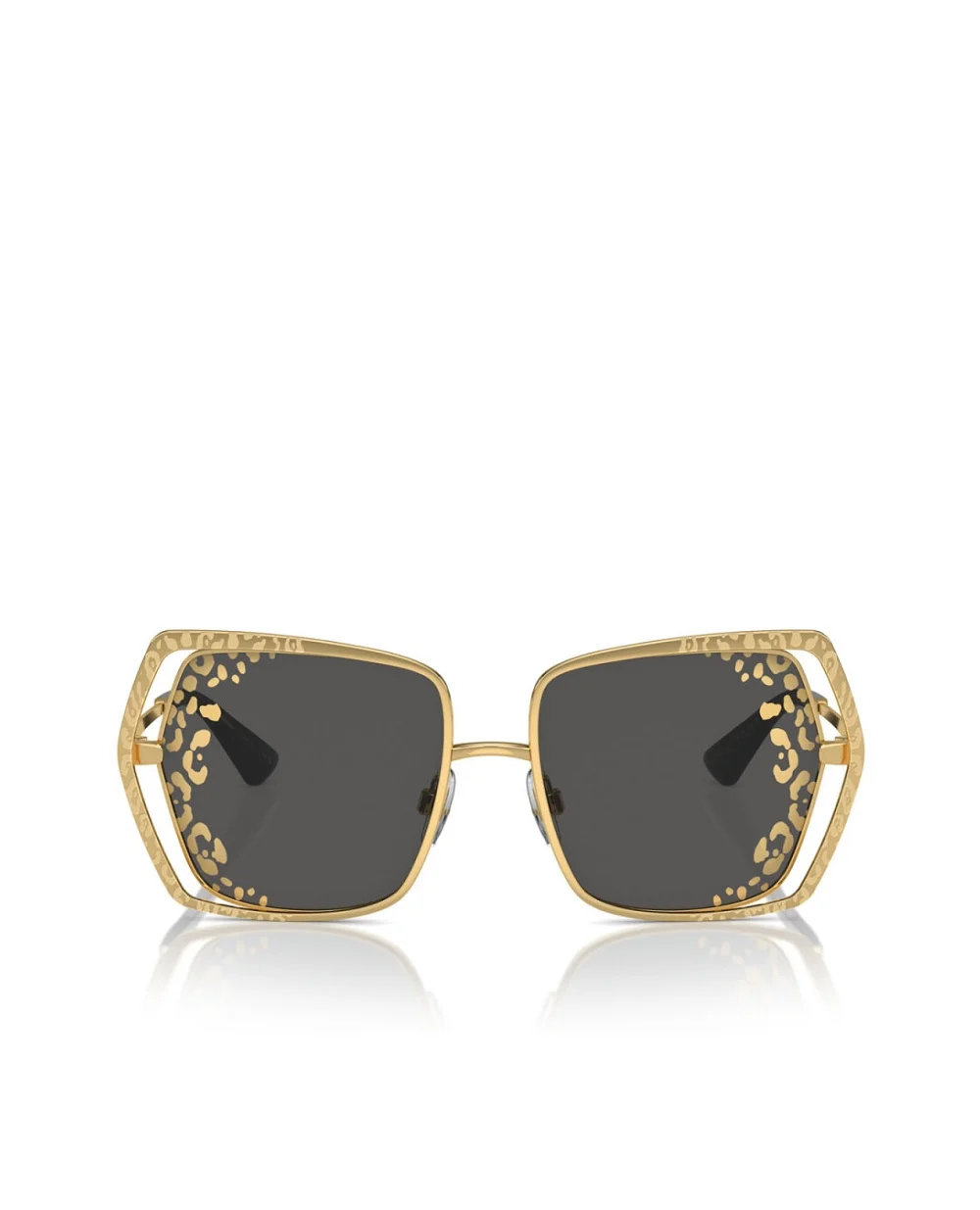 Солнцезащитные очки Dolce&Gabbana 230602-GT55, золотой цвет • Купить в интернет-магазине Kameron