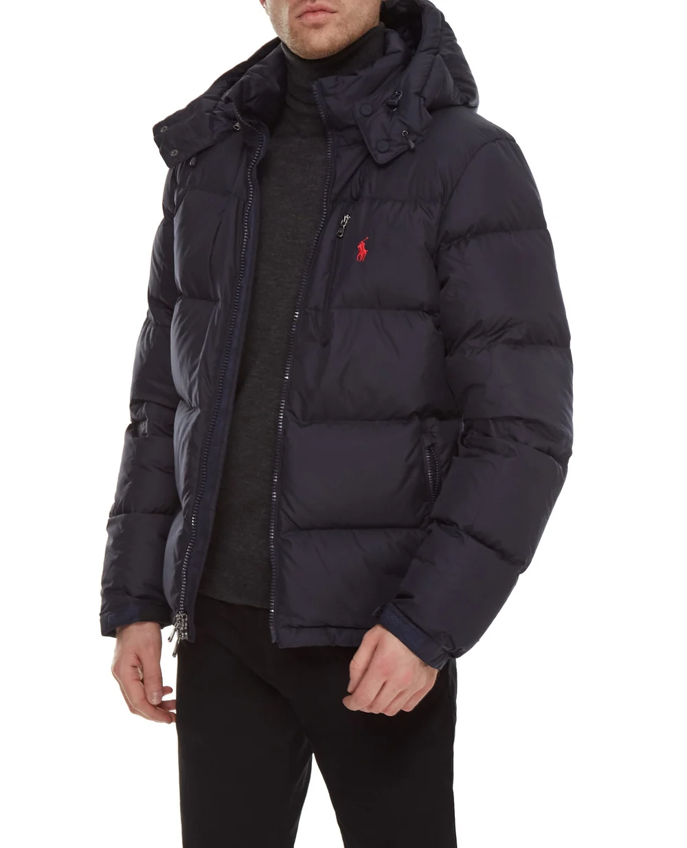 Пуховик Polo Ralph Lauren 710810936002, темно-синий цвет • Купить в интернет-магазине Kameron