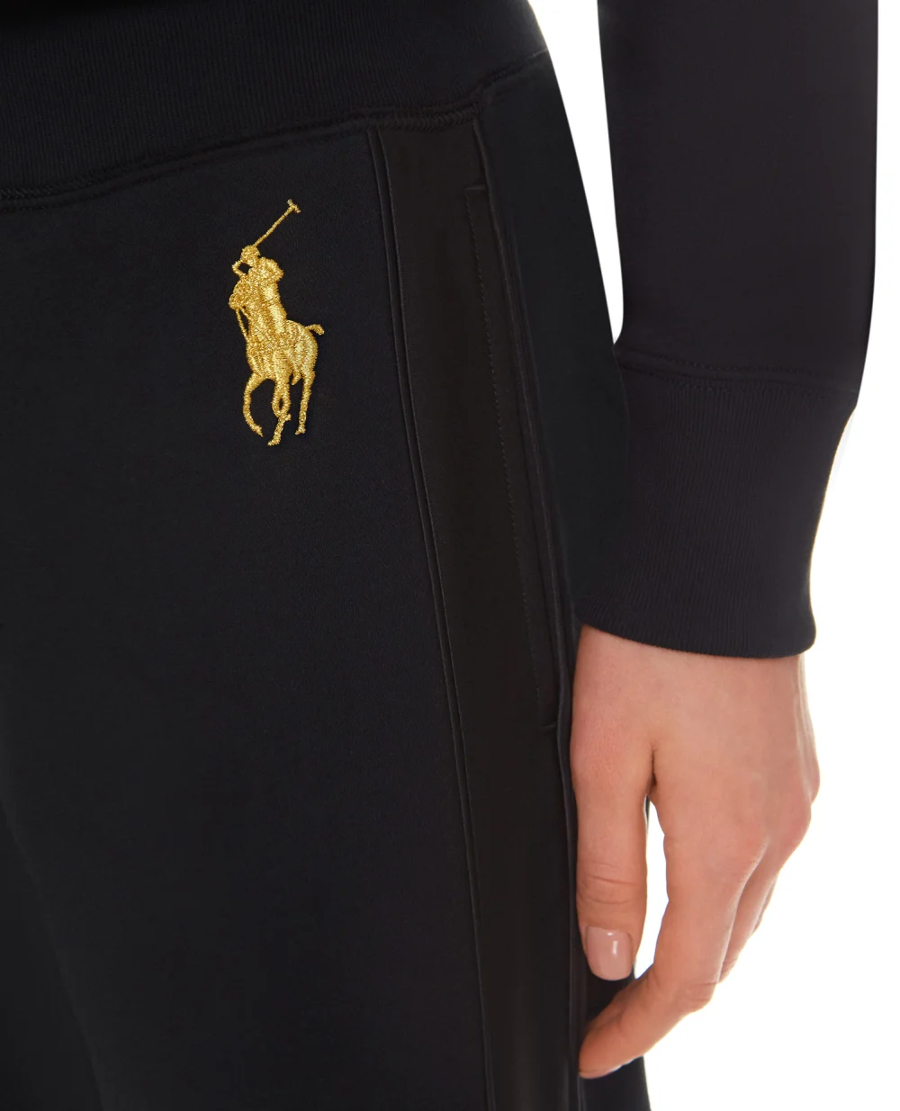 Спортивные брюки Polo Ralph Lauren 211830472001, черный цвет • Купить в интернет-магазине Kameron