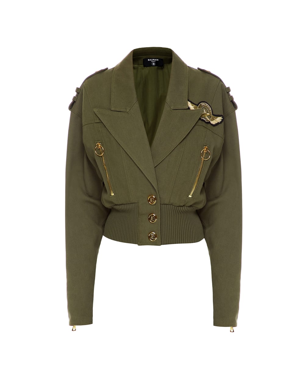 Куртка Balmain WF0TF056DA02, зеленый цвет • Купить в интернет-магазине Kameron