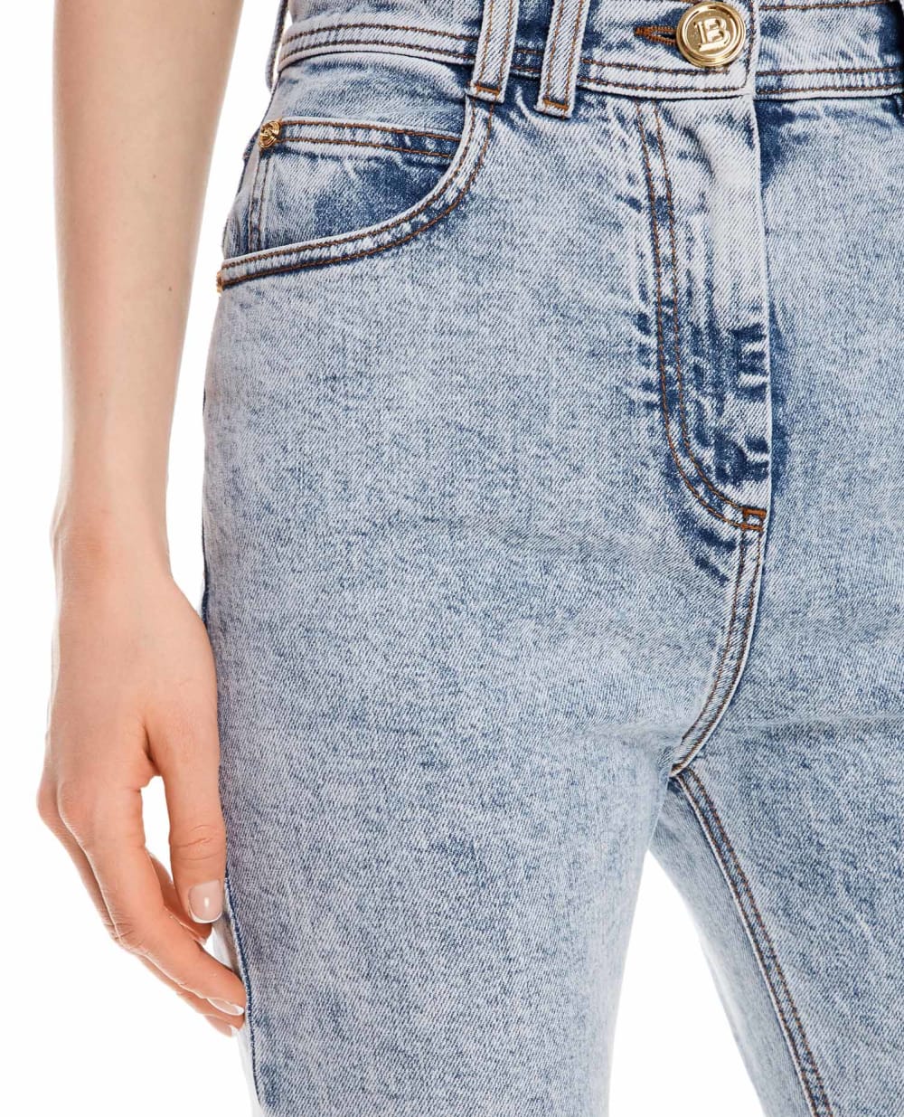 Джинсы Balmain VF15460D097, голубой цвет • Купить в интернет-магазине Kameron