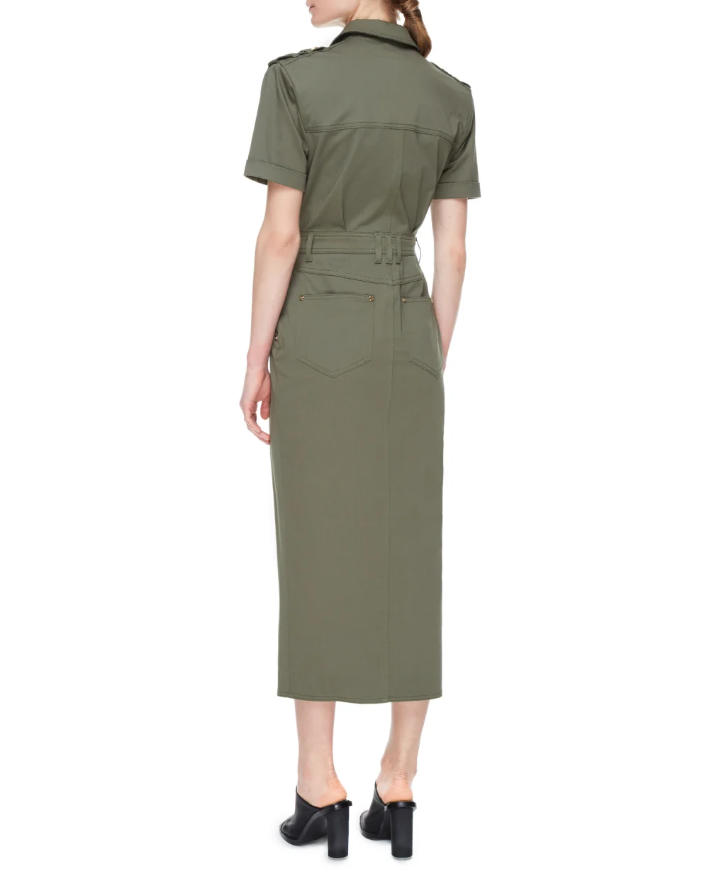 Платье Balmain VF16803D086, зеленый цвет • Купить в интернет-магазине Kameron