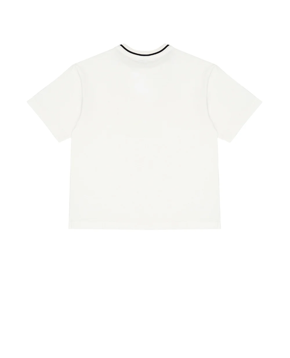 Детская футболка с принтом Dolce&Gabbana Kids L4JTHV-G7PTO-B, белый цвет • Купить в интернет-магазине Kameron