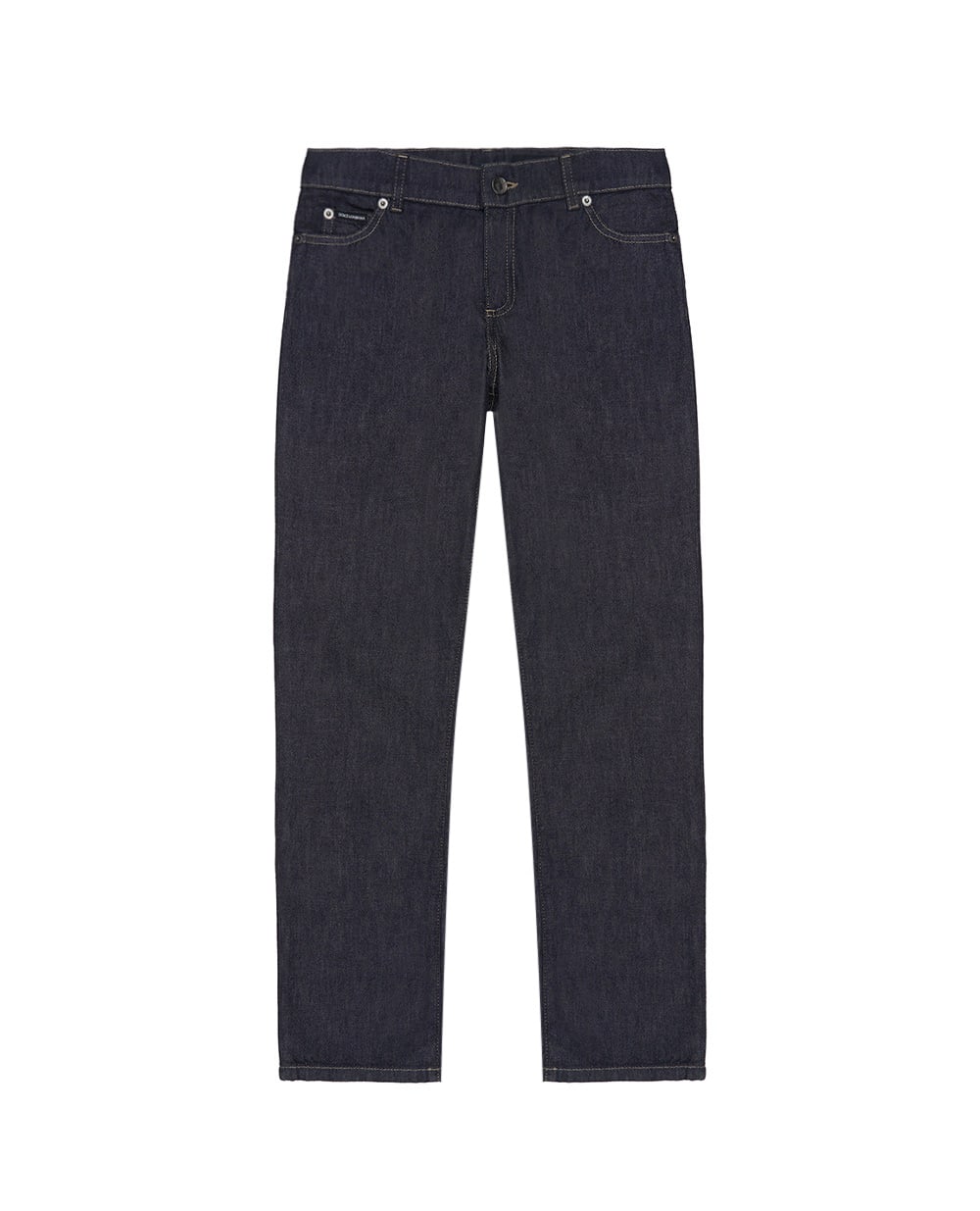 Дитячі джинси з вишивкою Dolce&Gabbana Kids L42F96-LDE14-B, сірий колір • Купити в інтернет-магазині Kameron