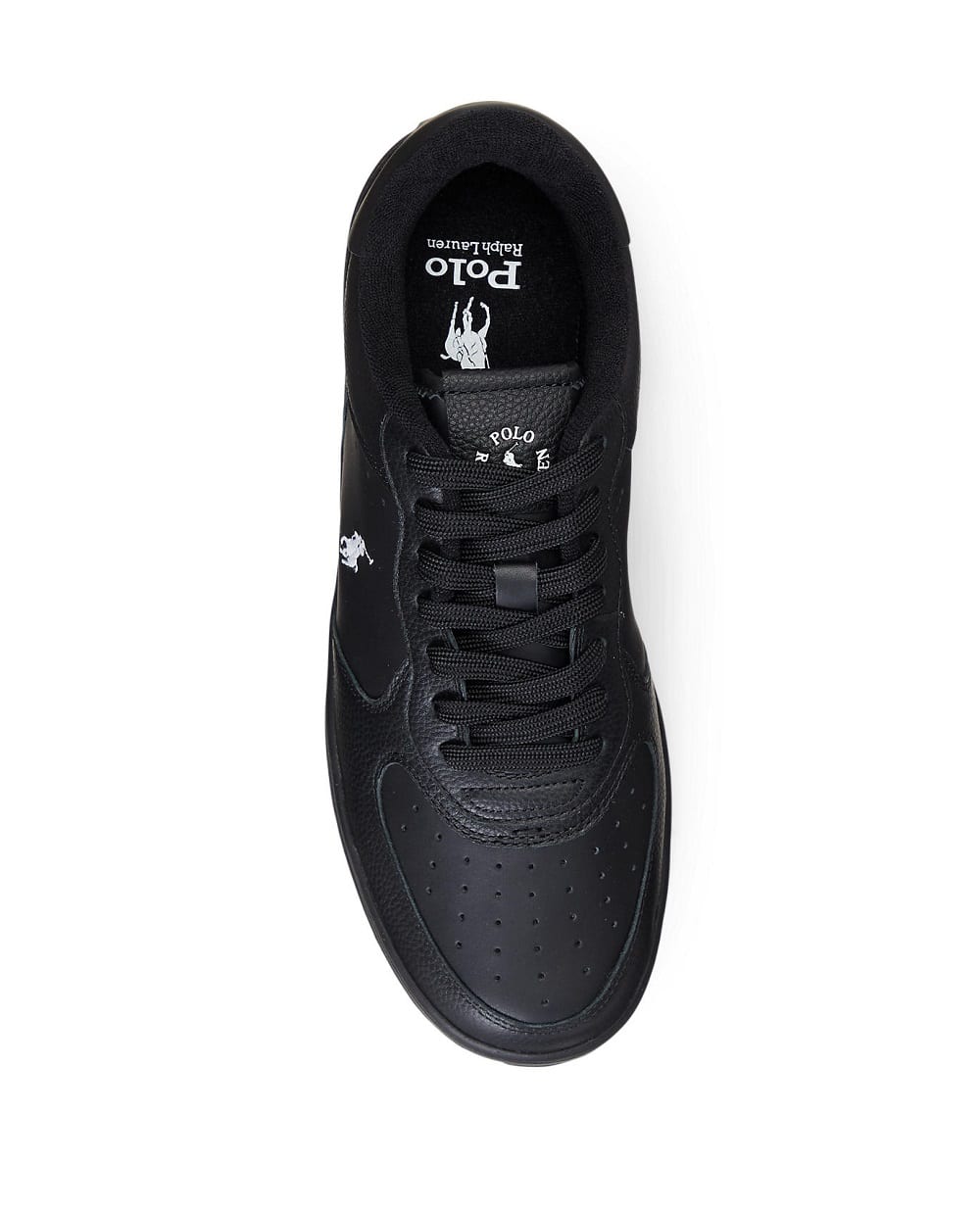 Кроссовки из кожи Polo Ralph Lauren 809891791002, черный цвет • Купить в интернет-магазине Kameron