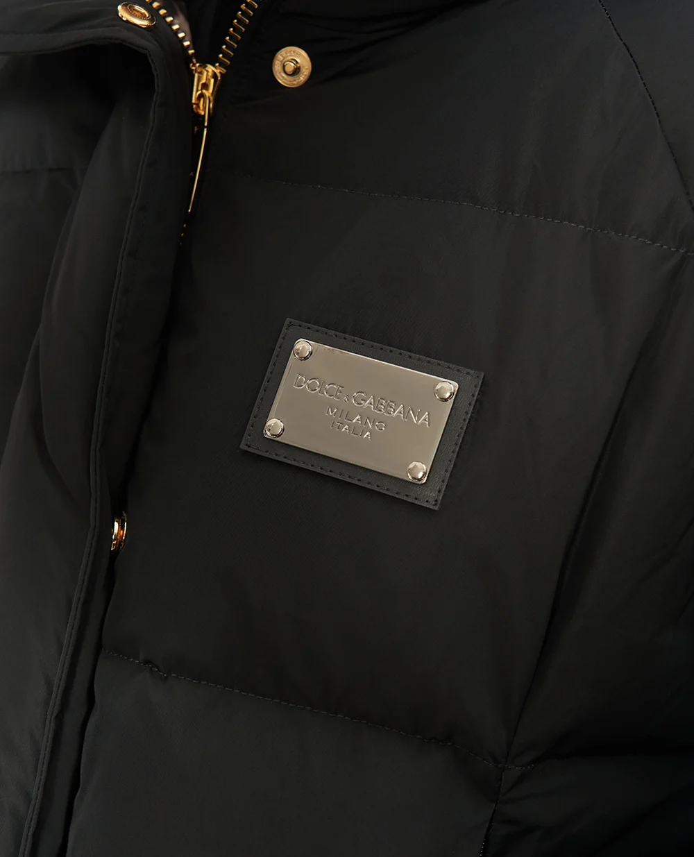 Куртка стеганная Dolce&Gabbana F9R19T-GDBWM, черный цвет • Купить в интернет-магазине Kameron
