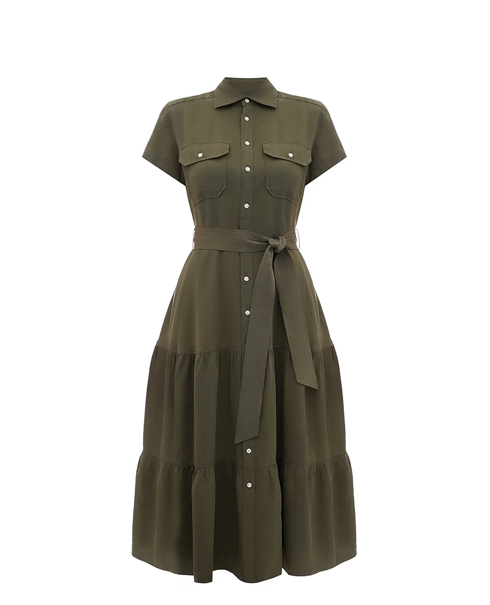 Платье Polo Ralph Lauren 211959905001, хаки цвет • Купить в интернет-магазине Kameron