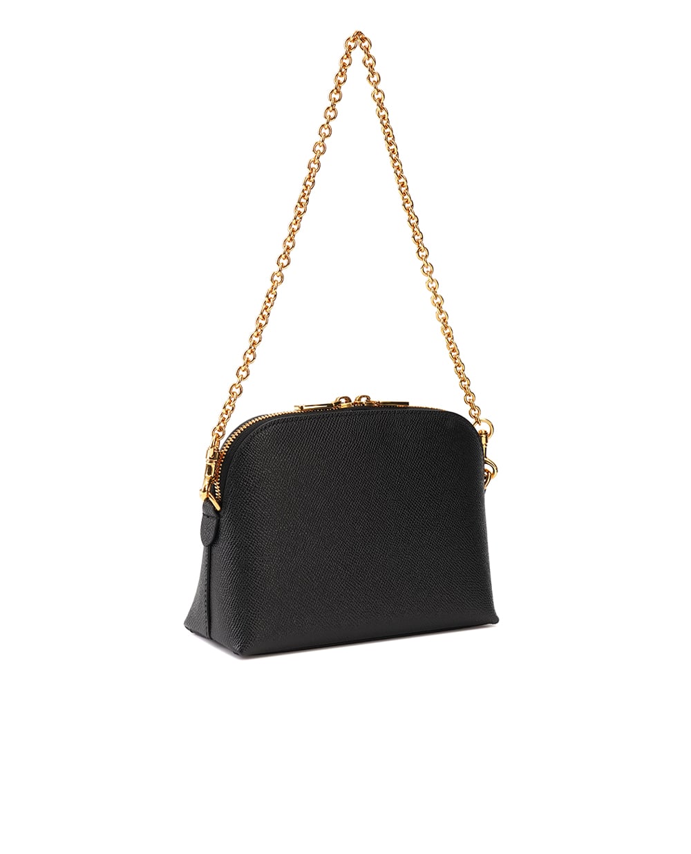 Кожаная сумка Dauphine Dolce&Gabbana BI3353-A5070, черный цвет • Купить в интернет-магазине Kameron
