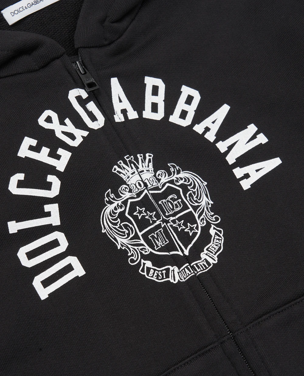 Дитяча толстовка з капюшоном (комплект) Dolce&Gabbana Kids L4JWKL-G7PTH-B, чорний колір • Купити в інтернет-магазині Kameron