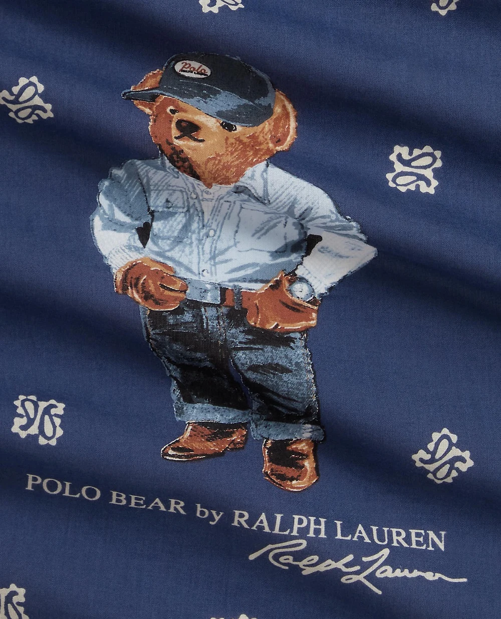 Хустка Polo Bear Polo Ralph Lauren 449P11847001, синій колір • Купити в інтернет-магазині Kameron