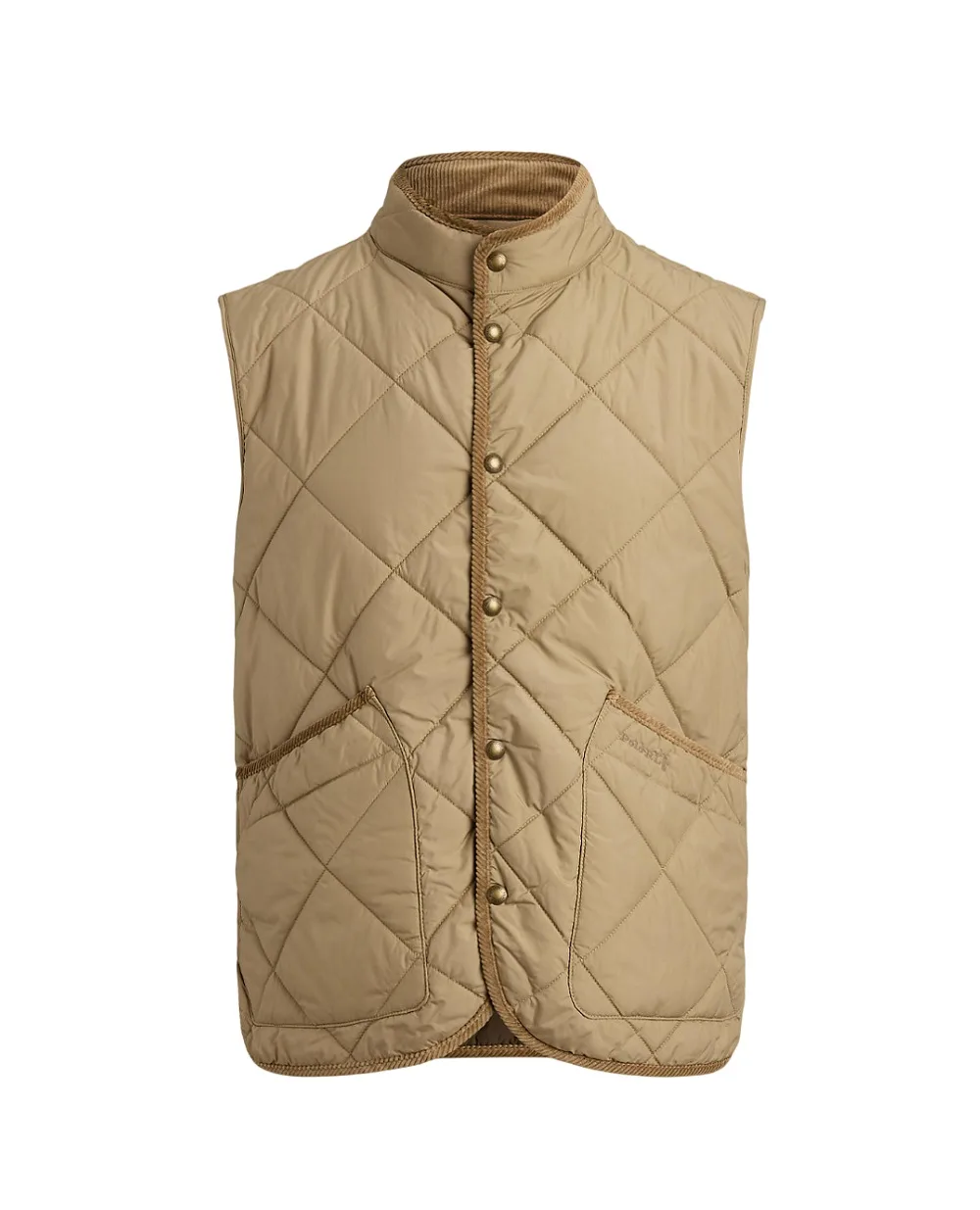 Жилет cтеганый Hurston Polo Ralph Lauren 710968118002, бежевый цвет • Купить в интернет-магазине Kameron