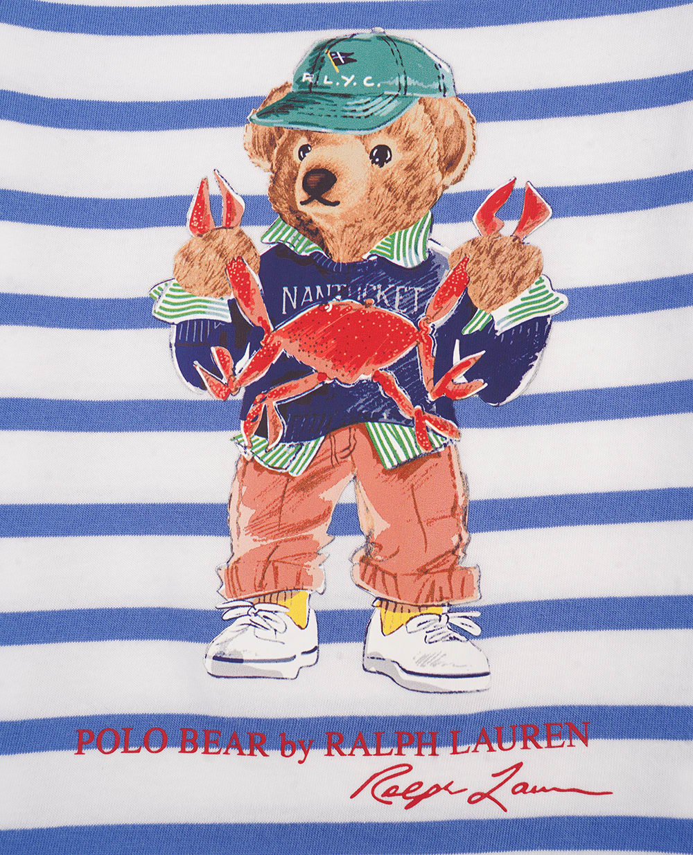 Детская футболка Polo Bear Polo Ralph Lauren Kids 323965904001, белый цвет • Купить в интернет-магазине Kameron