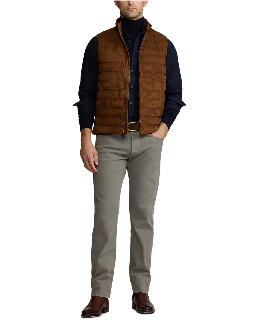 Рубашка Ralph Lauren Purple Label 790957856001, темно-синий цвет • Купить в интернет-магазине Kameron