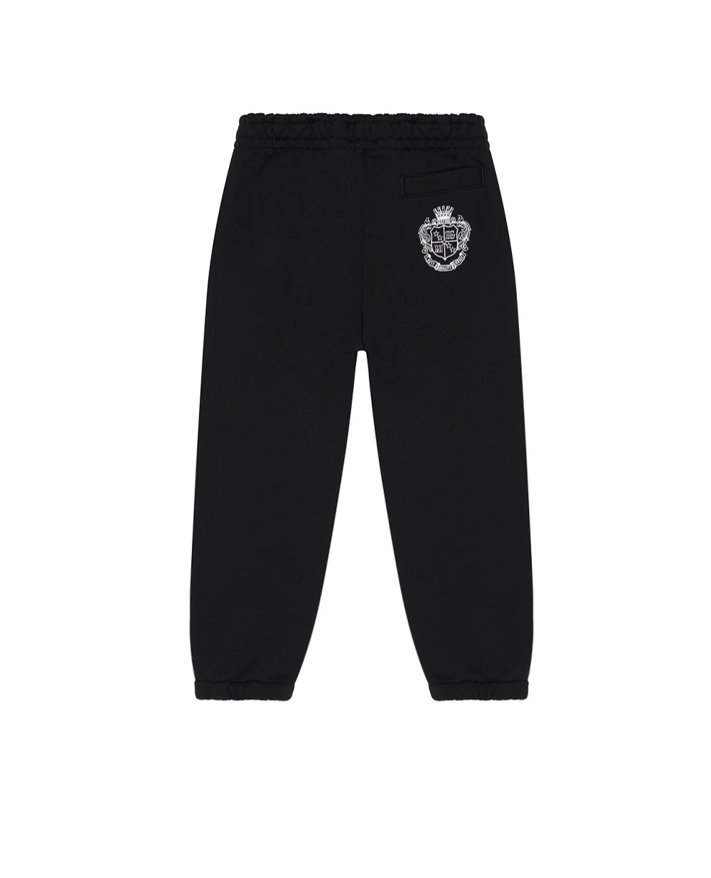 Детские спортивные брюки (костюм) Dolce&Gabbana Kids L1JPLE-G7PTH, черный цвет • Купить в интернет-магазине Kameron
