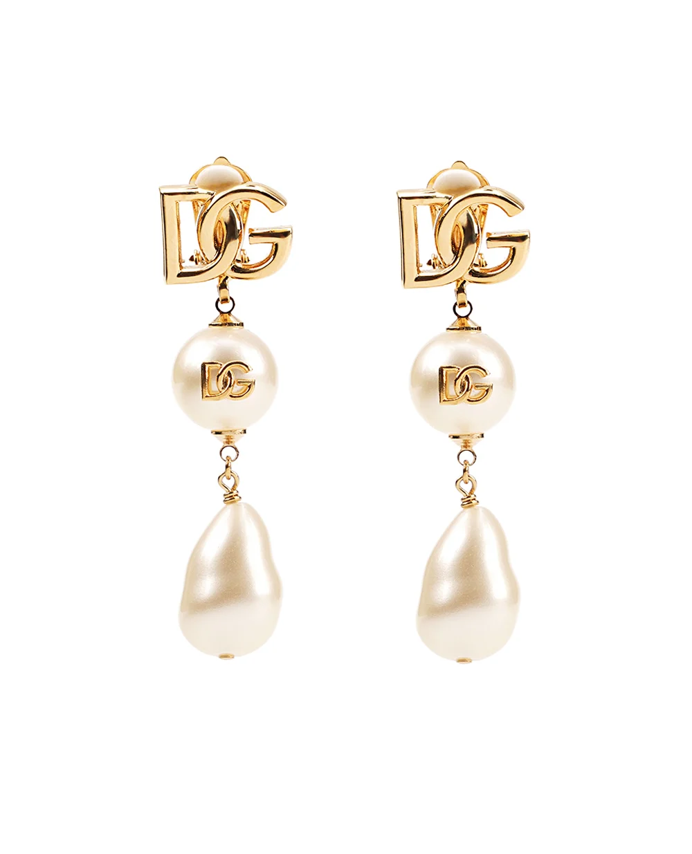Серьги Dolce&Gabbana WER2Y2-W1111, золотой цвет • Купить в интернет-магазине Kameron