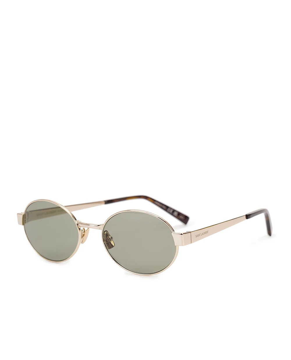 Солнцезащитные очки Saint Laurent 779851-Y9902, зеленый цвет • Купить в интернет-магазине Kameron