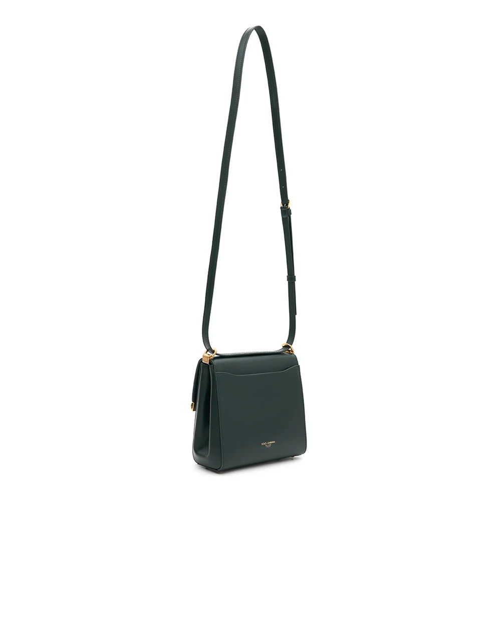 Сумка City Marlene из телячьей кожи Dolce&Gabbana BB7726-A3G19, зеленый цвет • Купить в интернет-магазине Kameron