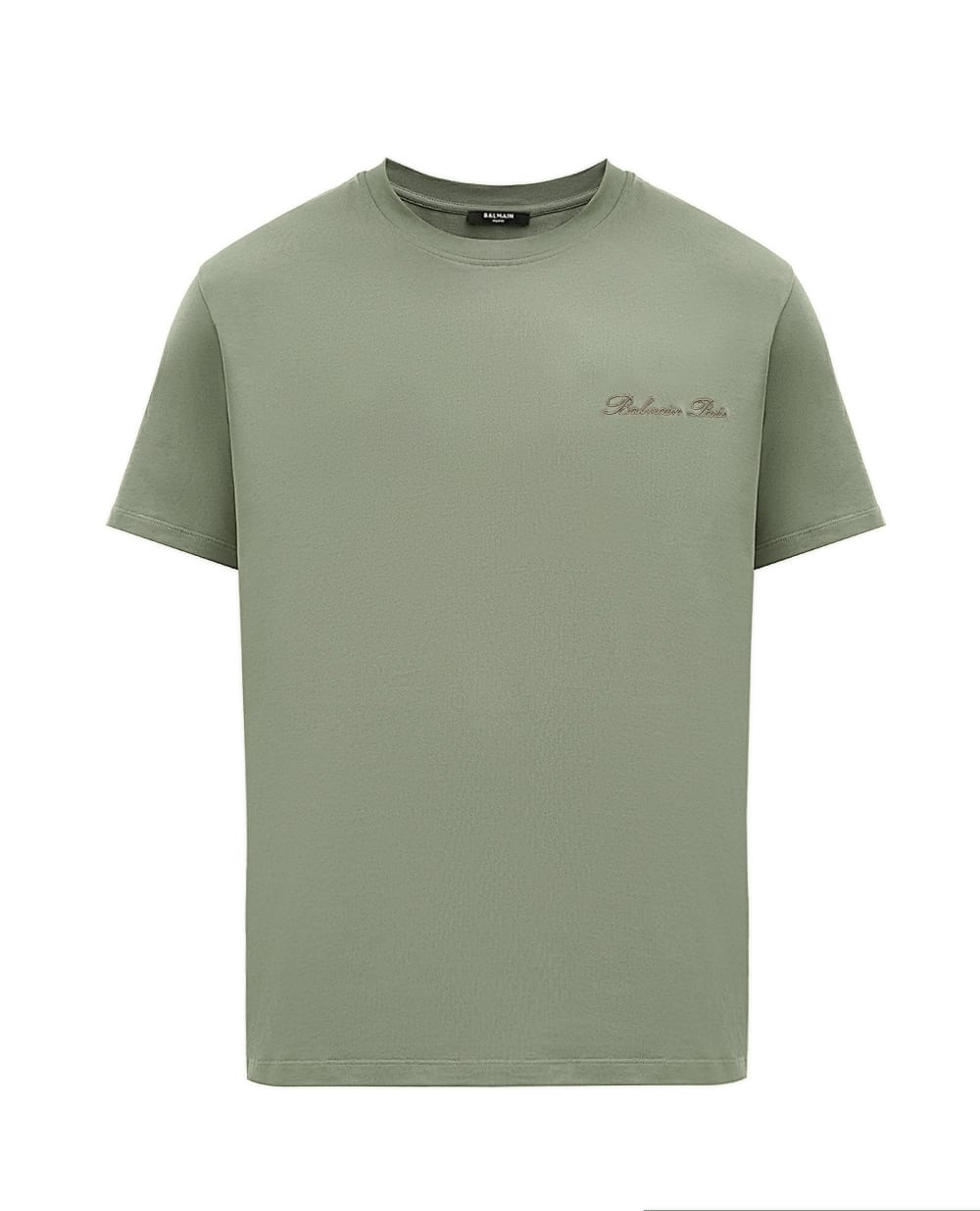 Футболка Balmain DH1EG010BC68, хаки цвет • Купить в интернет-магазине Kameron