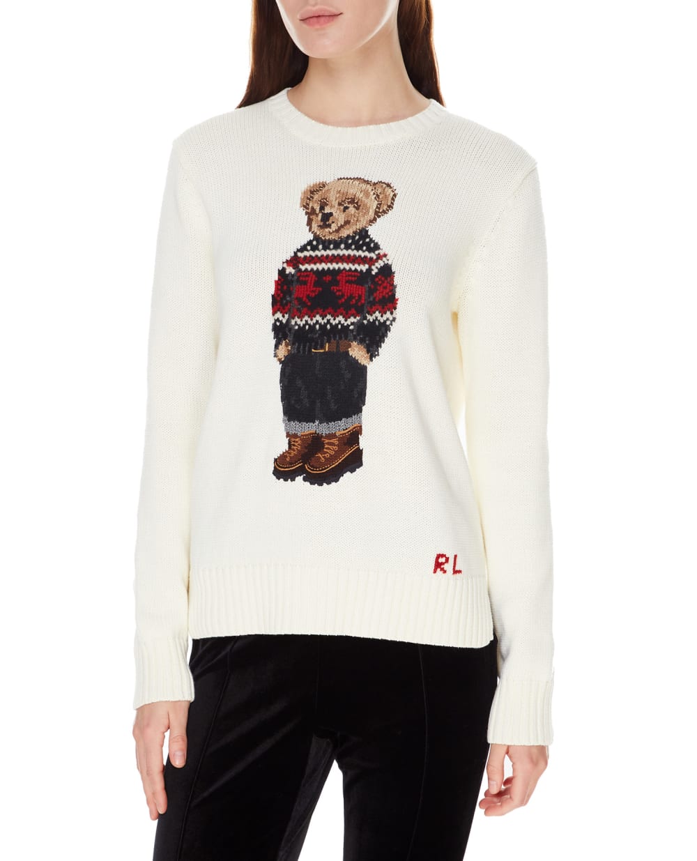 Джемпер Polo Ralph Lauren 211847029001, белый цвет • Купить в интернет-магазине Kameron