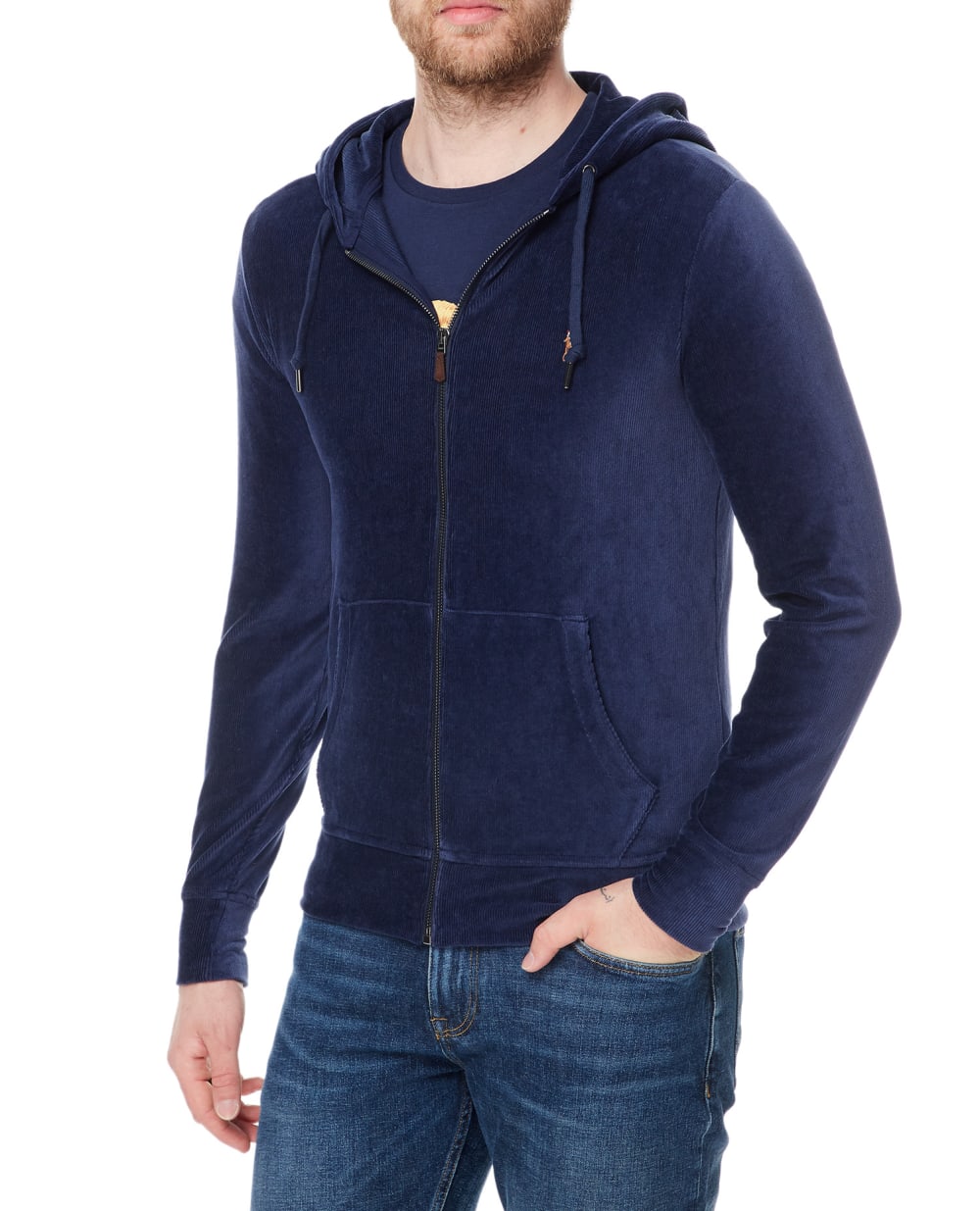 Вельветовое худи (костюм) Polo Ralph Lauren 710877154005, темно-синий цвет • Купить в интернет-магазине Kameron