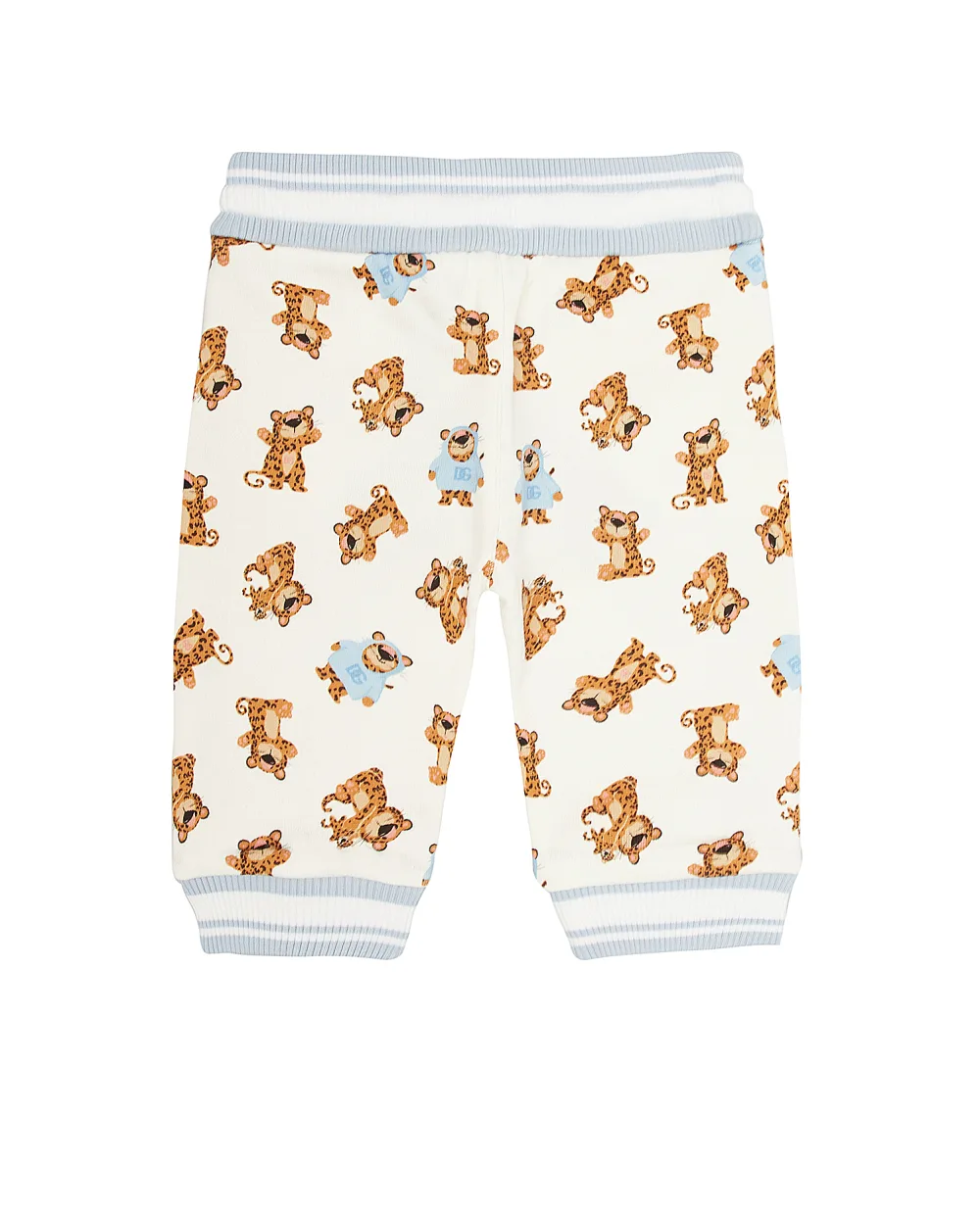 Детские спортивные брюки (костюм) Dolce&Gabbana Kids L1JPGP-G7GXO, белый цвет • Купить в интернет-магазине Kameron