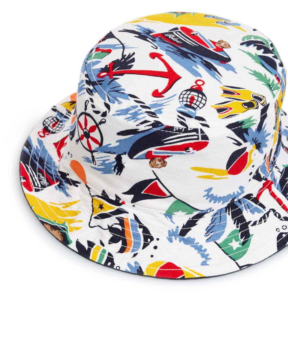Двусторонняя панама Polo Ralph Lauren Kids 322835648001, разноцветный цвет • Купить в интернет-магазине Kameron