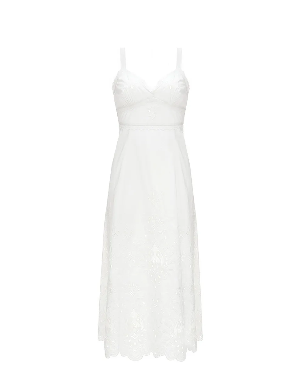 Платье Dolce&Gabbana F6ZD7Z-FG5AQ, белый цвет • Купить в интернет-магазине Kameron