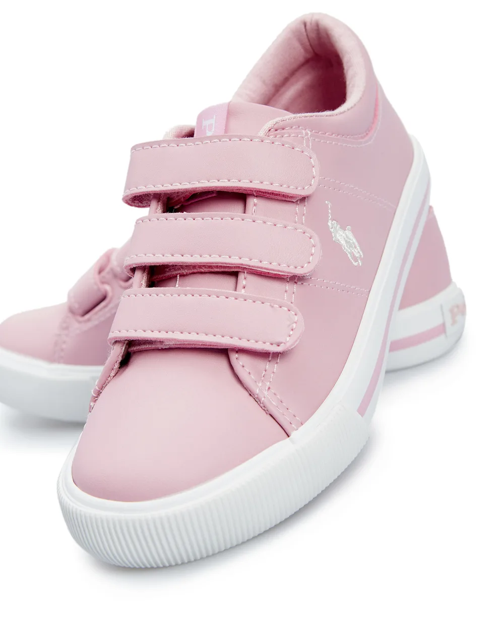 Детские кеды Polo Ralph Lauren Kids RF103136-T, розовый цвет • Купить в интернет-магазине Kameron