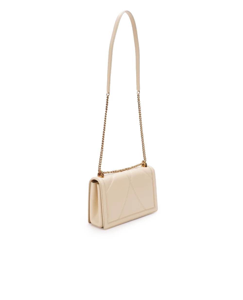 Кожаная сумка Devotion Large Dolce&Gabbana BB7100-AW437, айвори цвет • Купить в интернет-магазине Kameron
