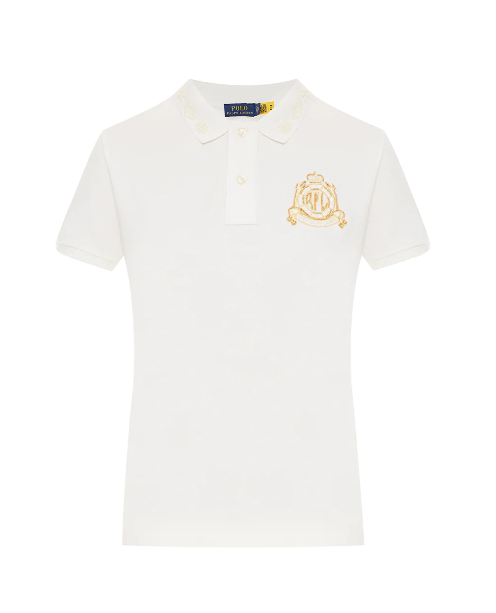 Поло Polo Ralph Lauren 211846879001, белый цвет • Купить в интернет-магазине Kameron