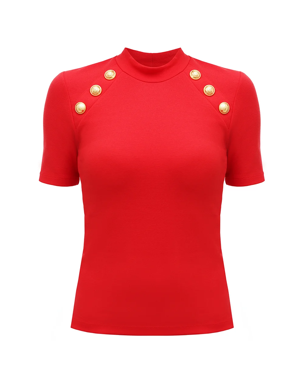 Футболка Balmain CF0EF090JH30, красный цвет • Купить в интернет-магазине Kameron