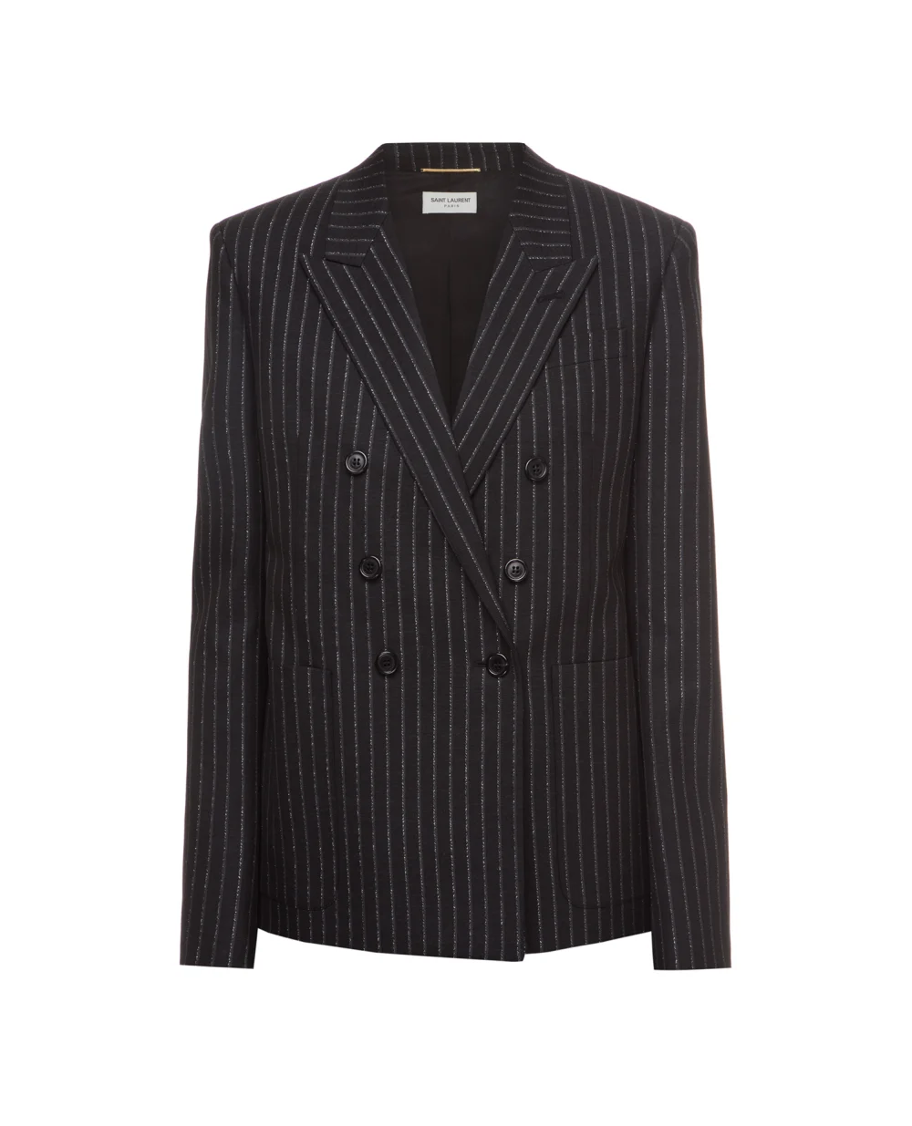 Шерстяной блейзер Saint Laurent 611054-Y1A90, черный цвет • Купить в интернет-магазине Kameron