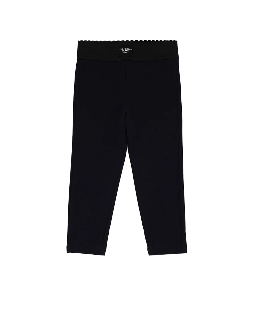 Детские леггинсы Dolce&Gabbana Kids L5JP3J-G7NOH-B, темно-синий цвет • Купить в интернет-магазине Kameron