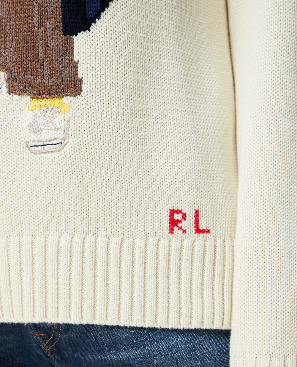 Джемпер Polo Bear Polo Ralph Lauren 211910427001, бежевый цвет • Купить в интернет-магазине Kameron