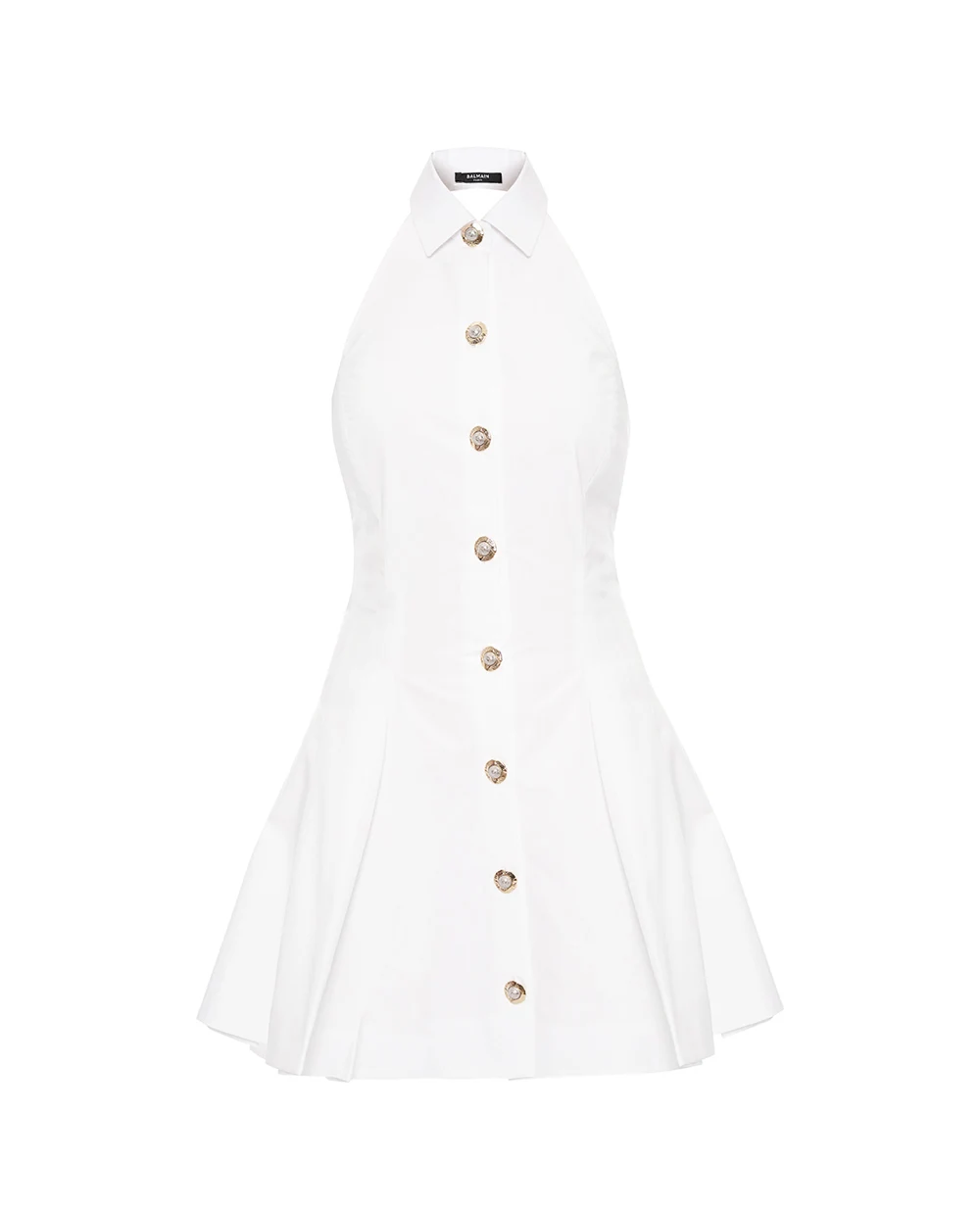 Сукня Balmain FF1R5128CB09, білий колір • Купити в інтернет-магазині Kameron
