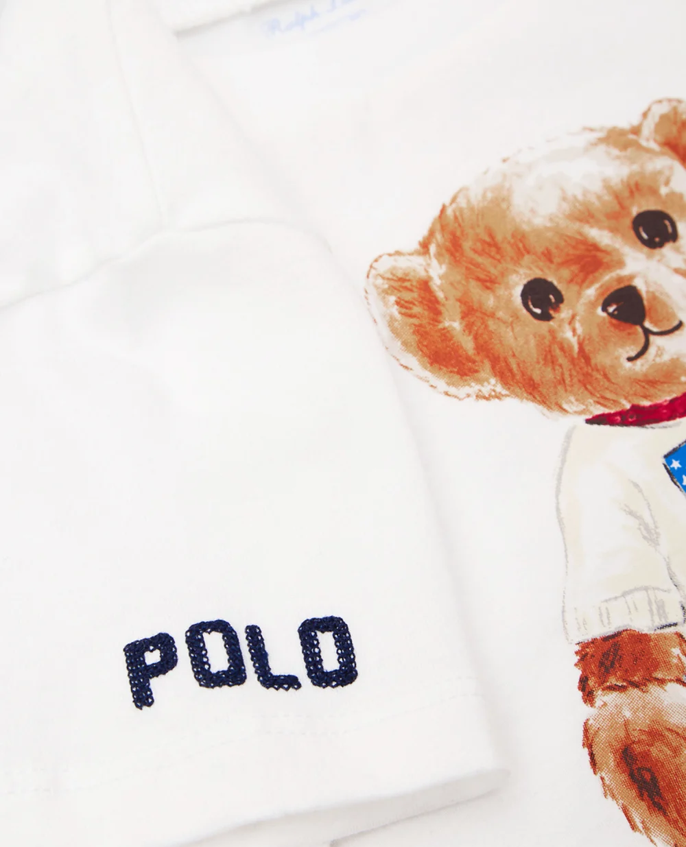 Детская футболка Polo Ralph Lauren Kids 320746618001, белый цвет • Купить в интернет-магазине Kameron
