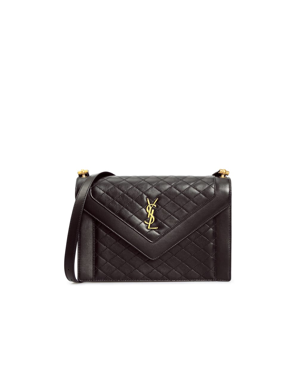 Кожаная сумка Gaby Saint Laurent 668863-1EL07, черный цвет • Купить в интернет-магазине Kameron