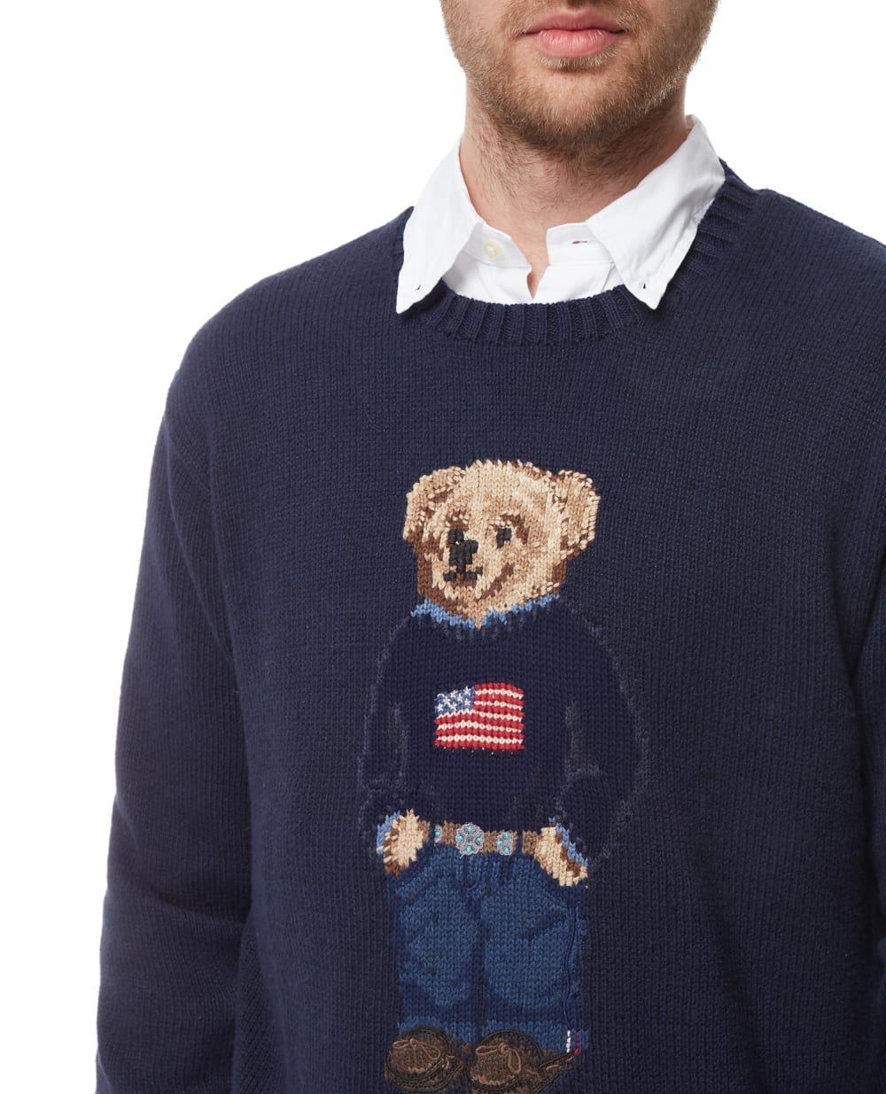 Джемпер Polo Bear Polo Ralph Lauren 710860374001, темно-синий цвет • Купить в интернет-магазине Kameron