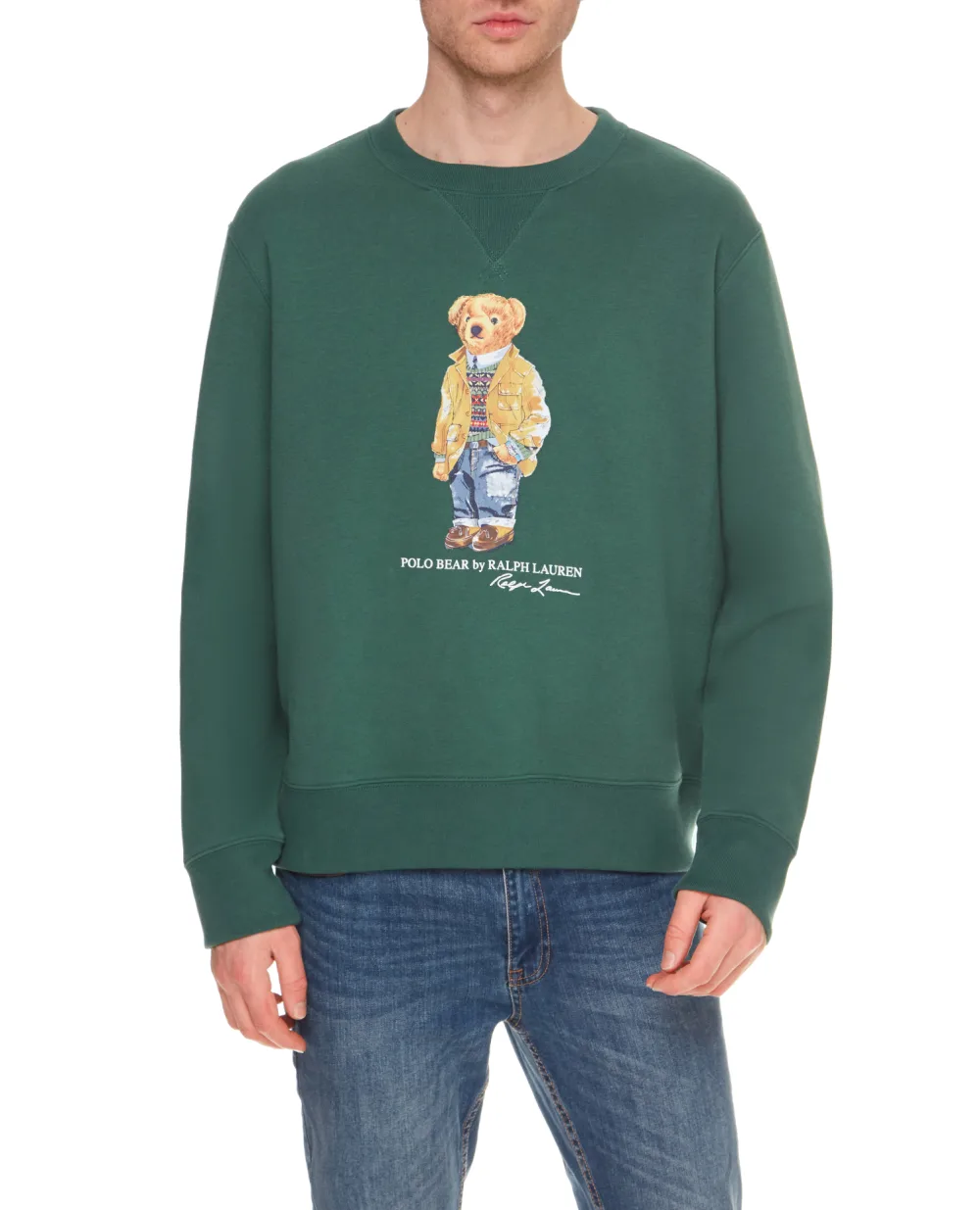 Свитшот Polo Ralph Lauren 710829165003, зеленый цвет • Купить в интернет-магазине Kameron